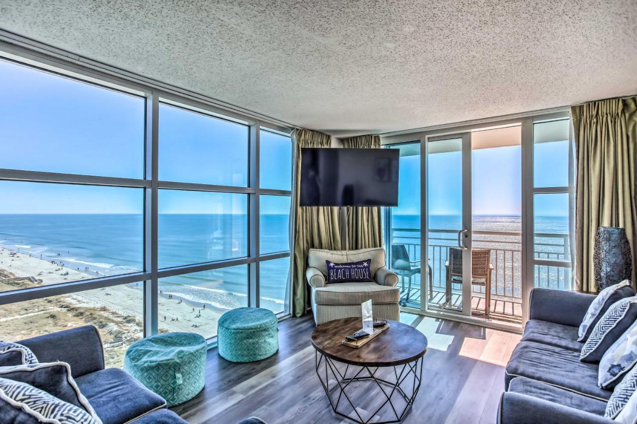 Chic North Myrtle Beach Condo Beach Front! Exterior foto